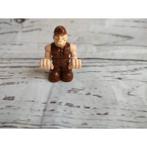 Moon Sand Construction Man Figure Worker Toy - Picture 1 of 5